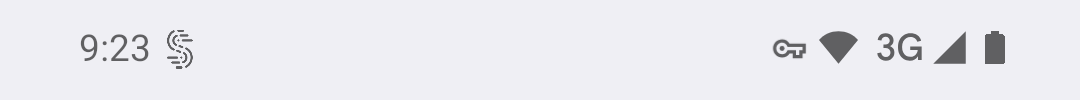 Android status bar showing the Speedify icon and the VPN key icon
