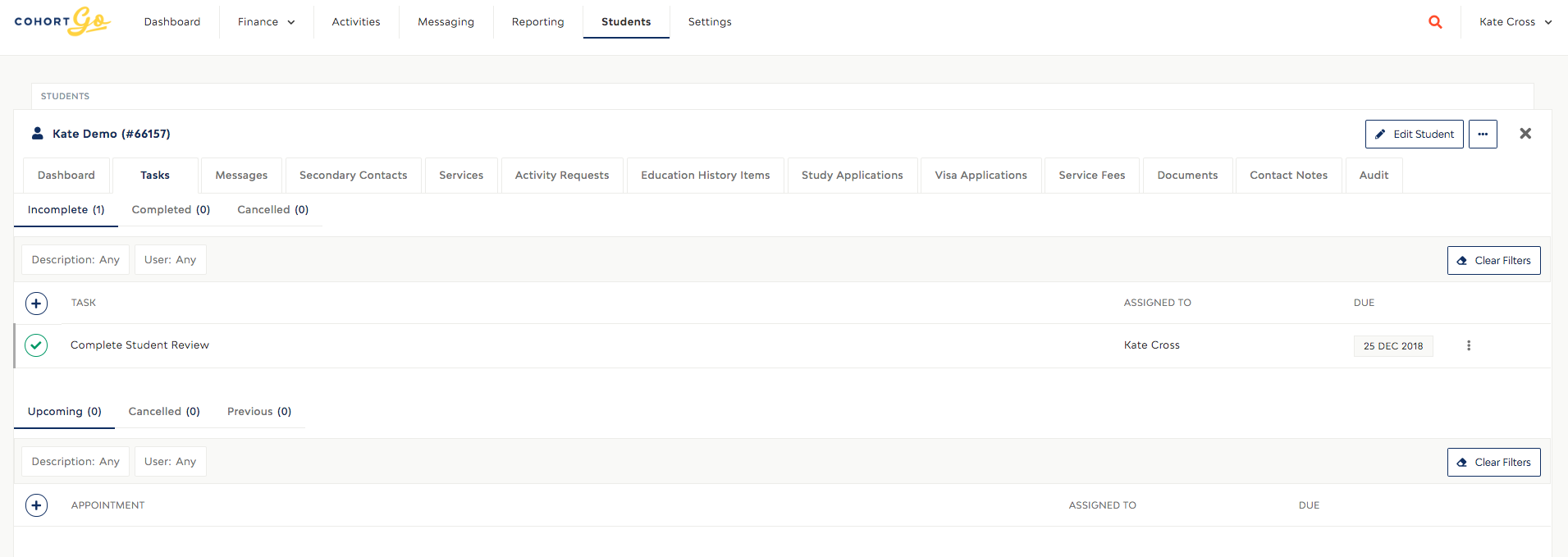 How Do I Log An Appointment Cohort Go Portal
