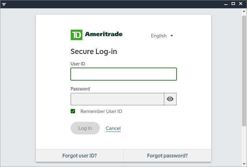 td ameritrade not allowing thinkorswim login