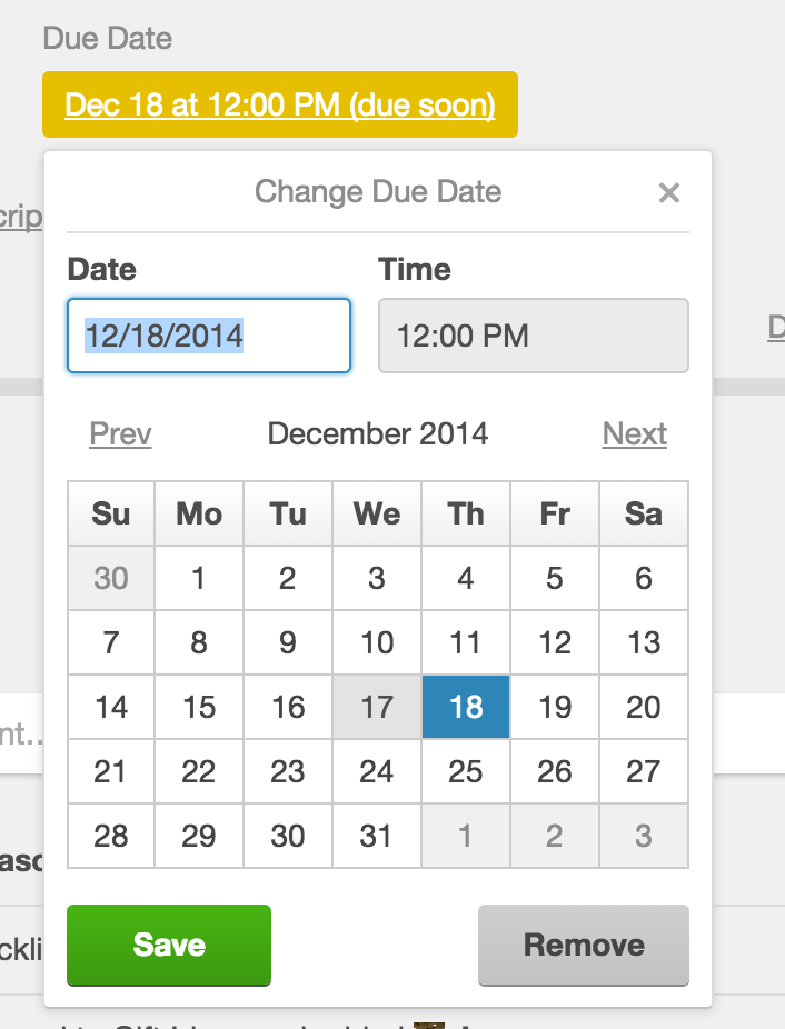 Adding due dates to cards Trello Help