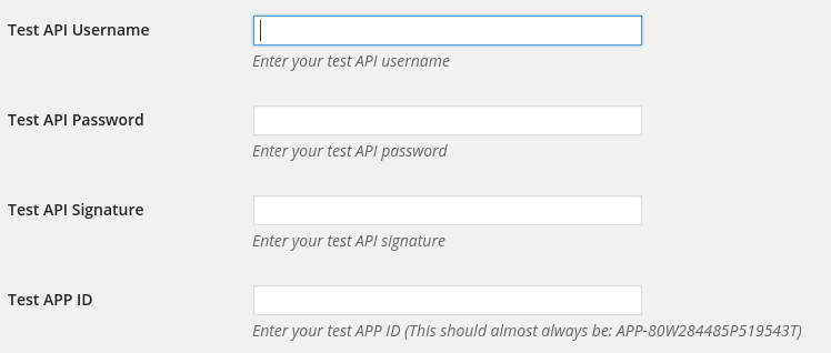 Modify API Credentials in the Account Settings.