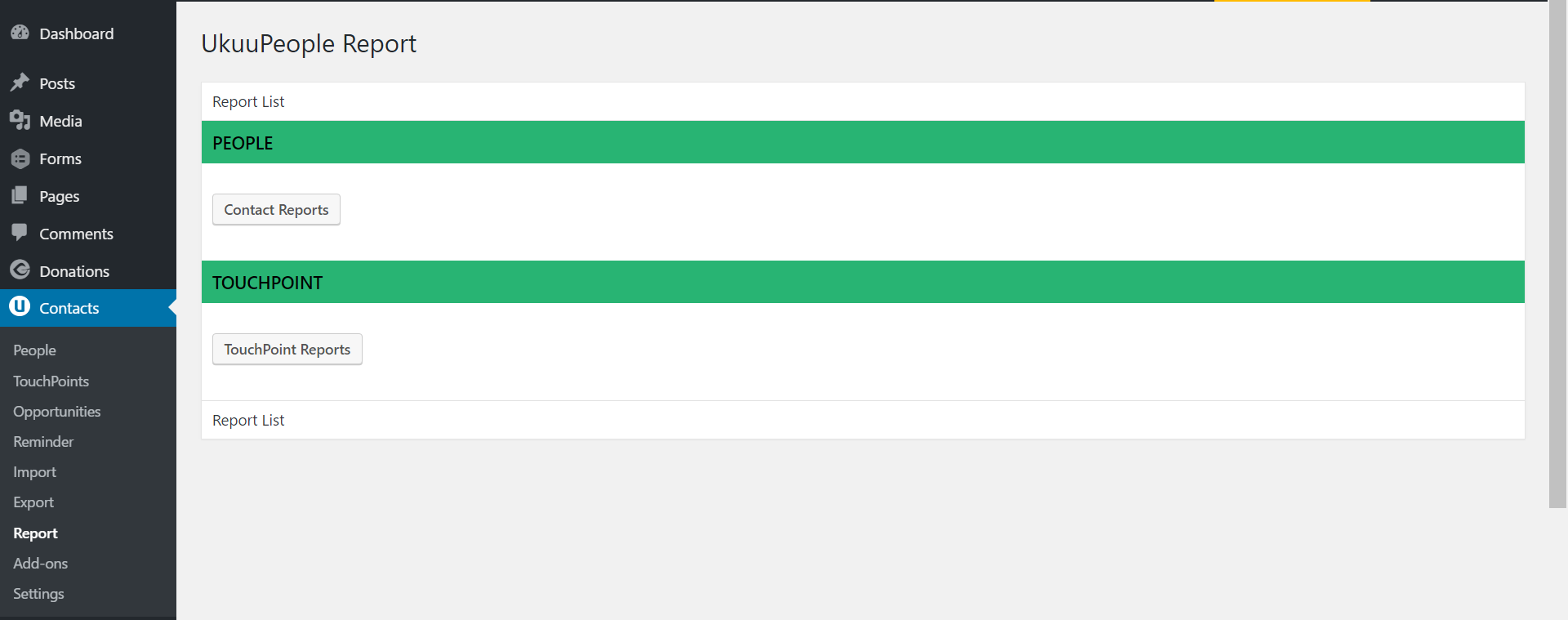reports features and functions