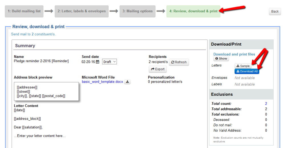 sending pledge reminders or invoices little green light knowledge base pledge cards examples