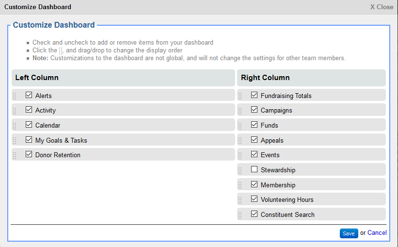 Your Dashboard - Little Green Light Knowledge Base