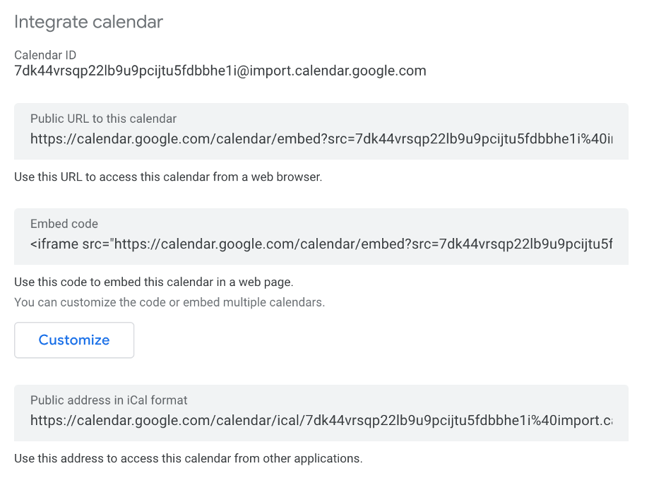 Subscribe to your LGL calendar - Little Green Light Knowledge Base