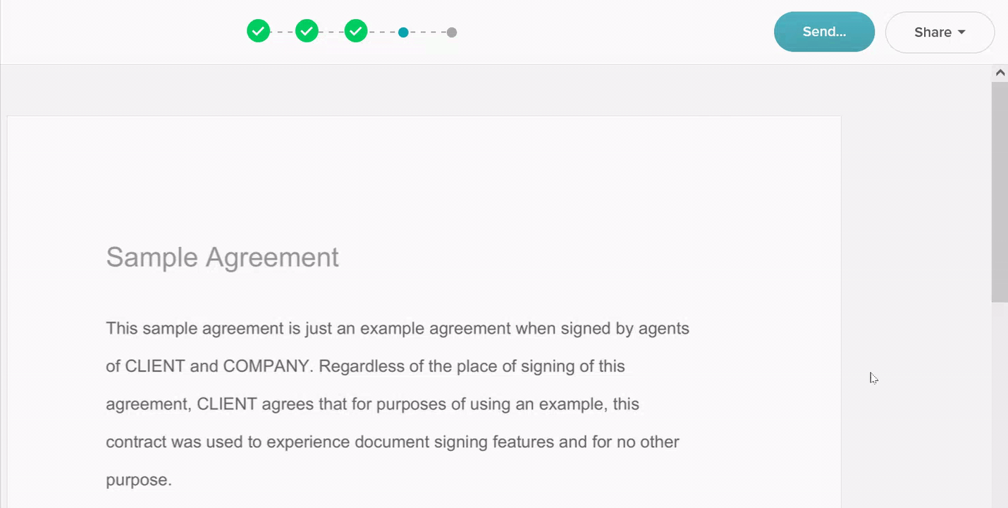 Signing Your Document In SignWell SignWell