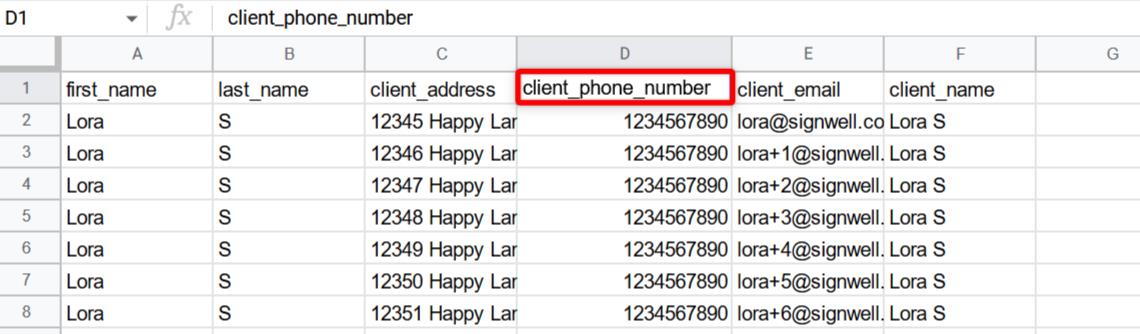 Bulk Sending SignWell