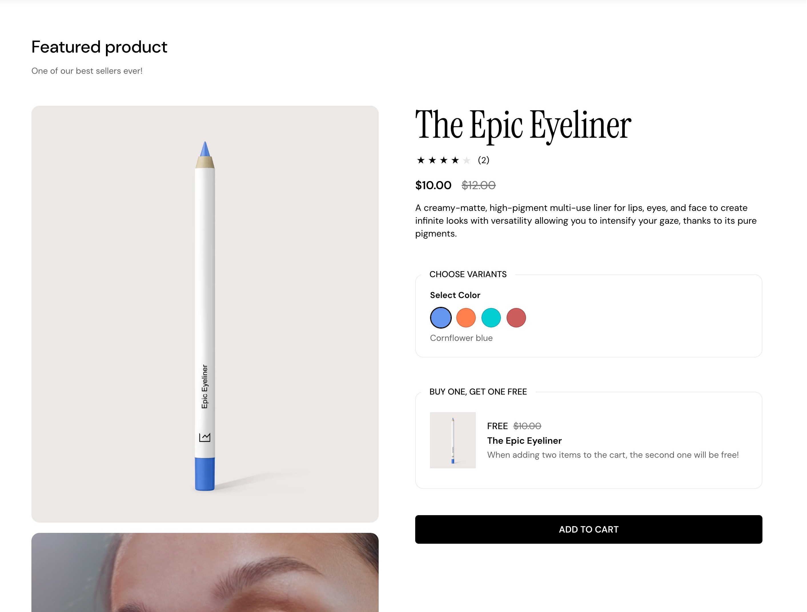 featured product section