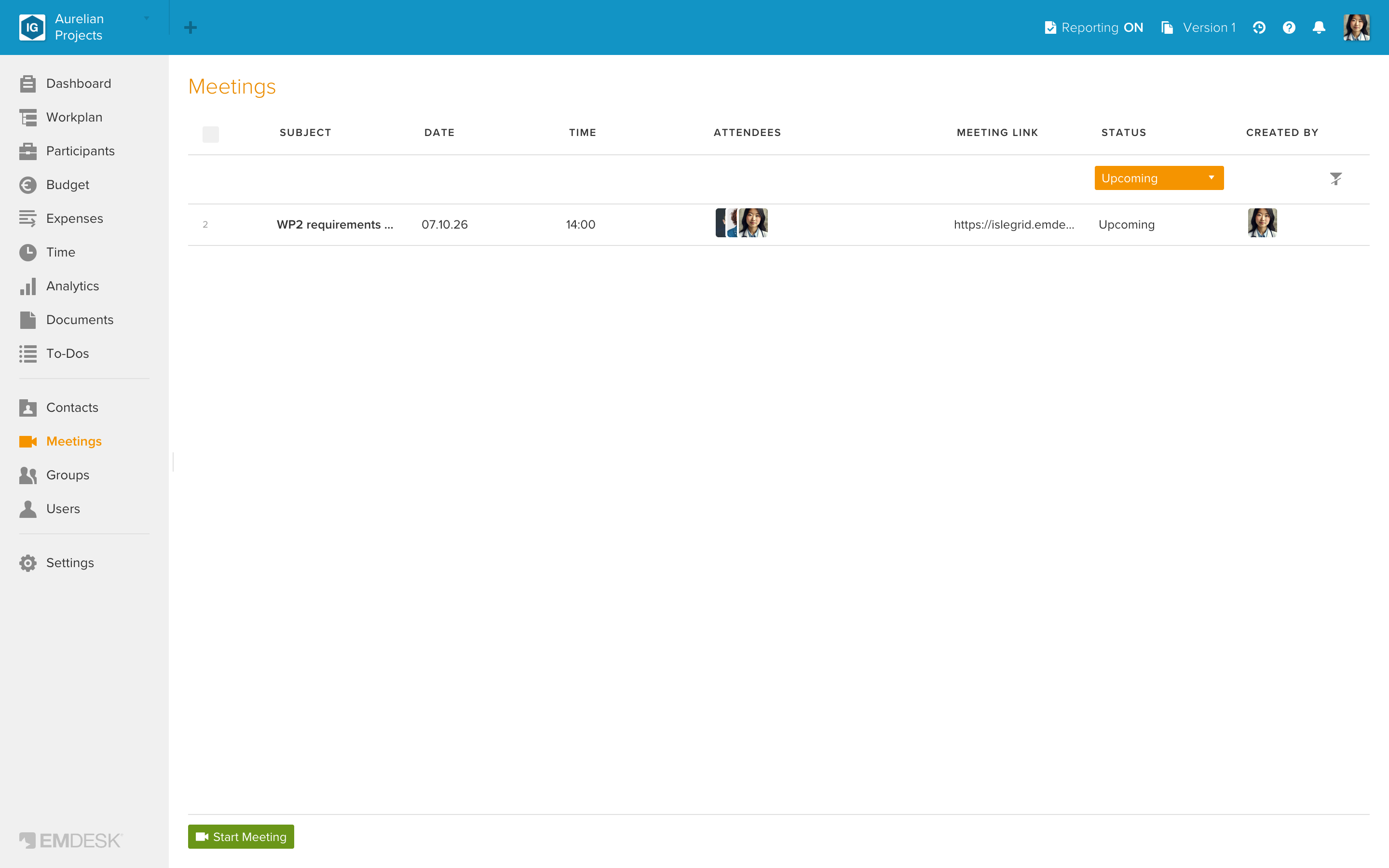 Manage video calls and meetings