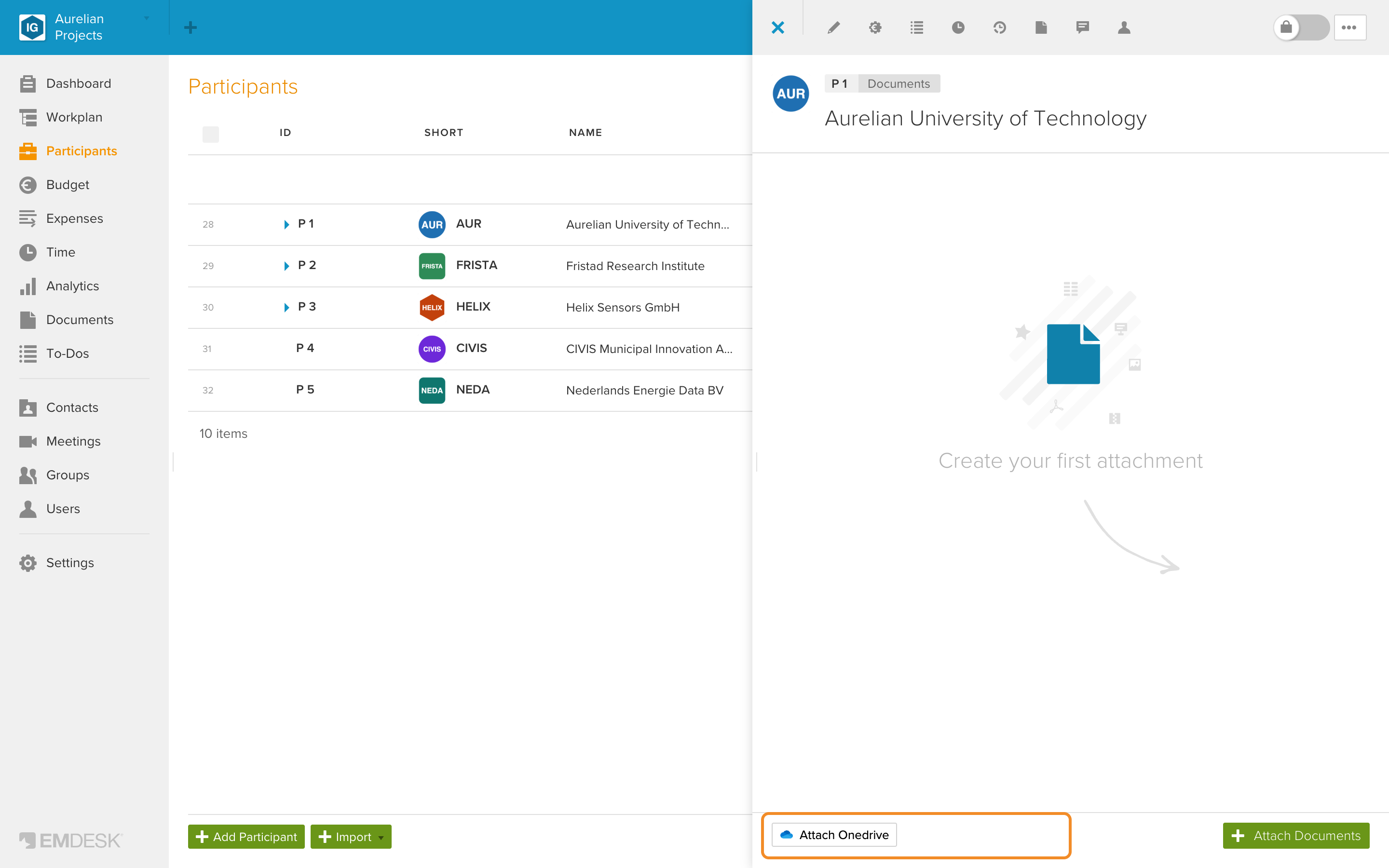 Microsoft OneDrive / SharePoint-Integration