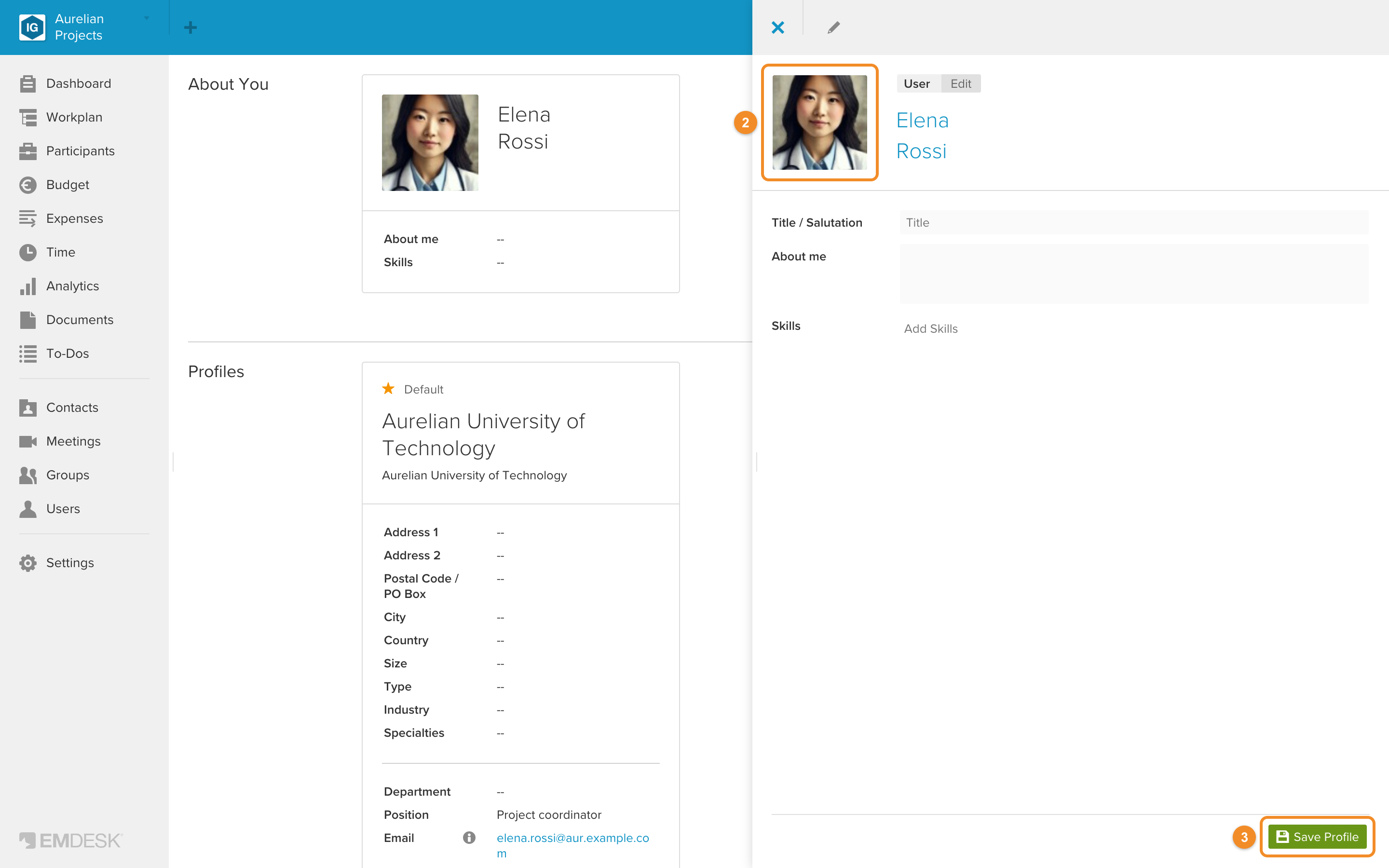 Upload a profile photo