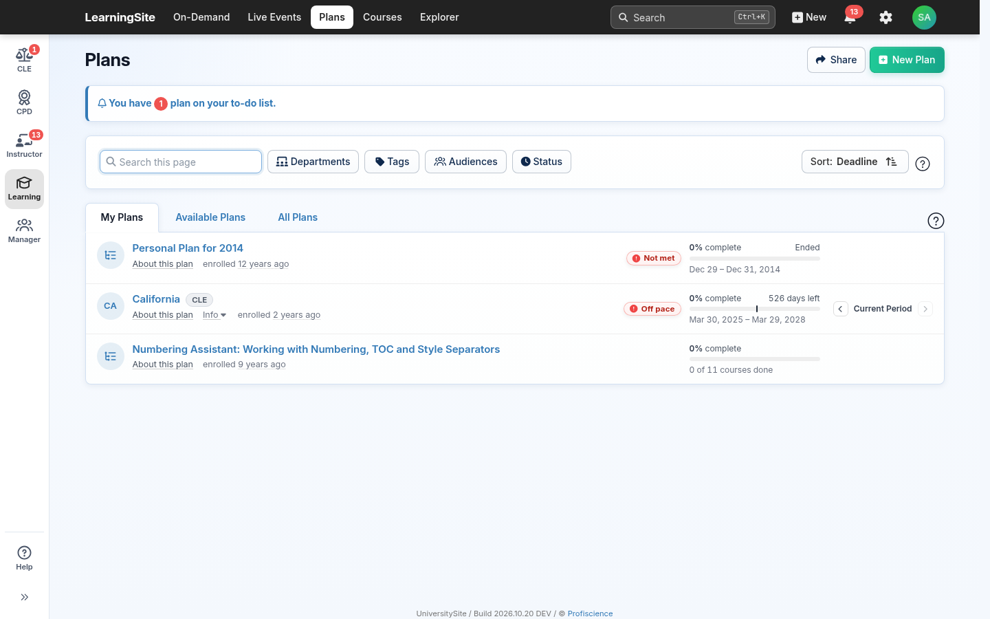 Plans, refreshed design