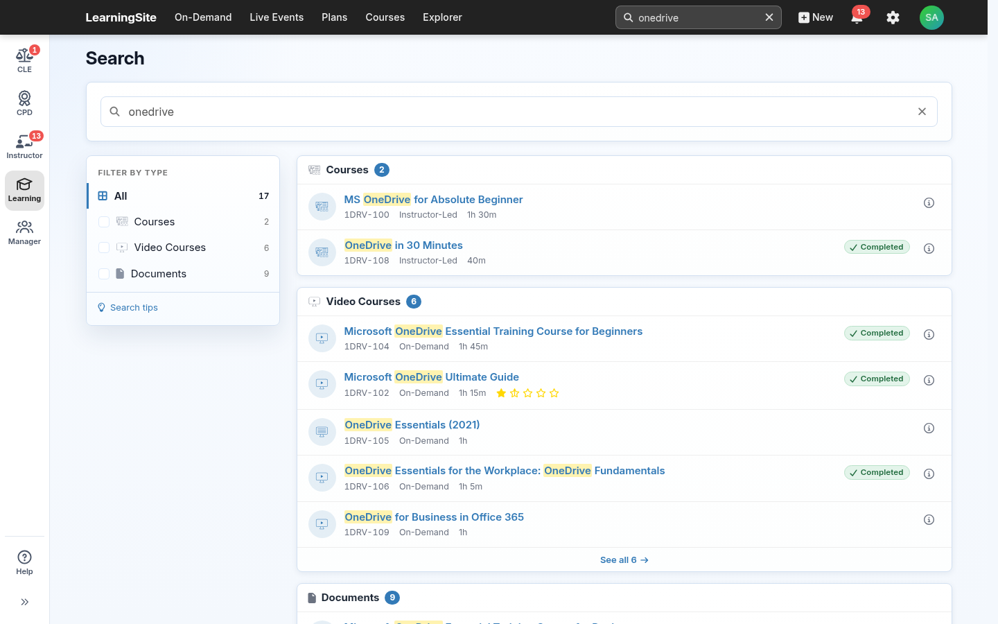 Search, refreshed design