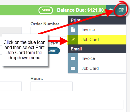 how to print and email invoices and stock orders workshop software