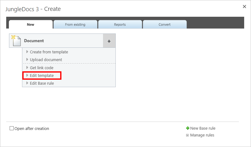 jungledocs configuring excel templates documentation edit excel template
