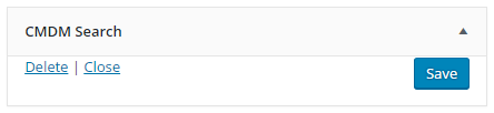 CMDM Search Widget - File Manager WordPress