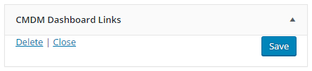 CMDM Dashboard Links Widget - WordPress File Manager Plugin