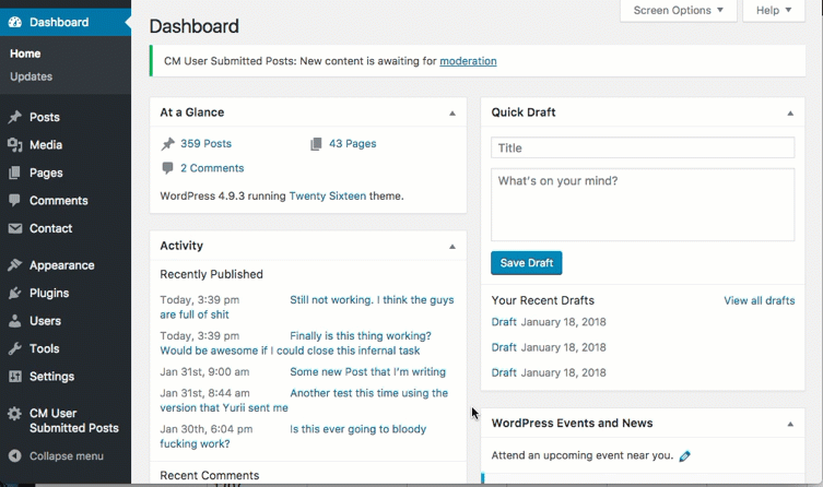 CM User Submitted Posts - Customizing Notification Emails ...