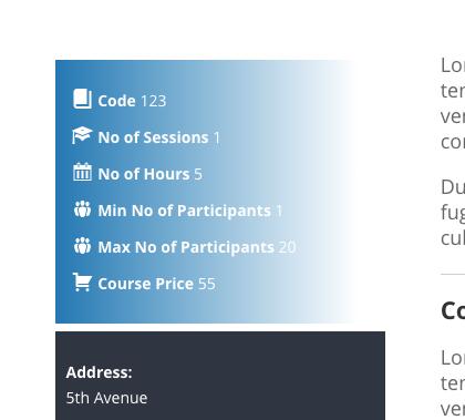 Result of editing - WordPress Plugin for Online Courses