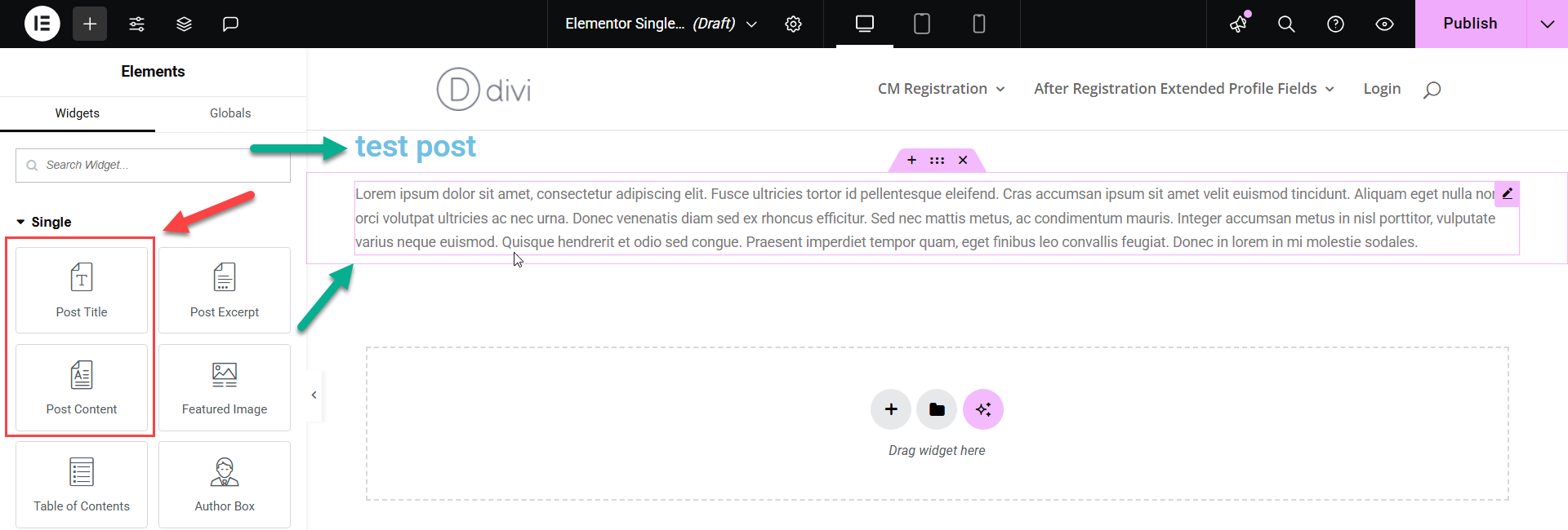 Template example - Wiki Plugin for WordPress