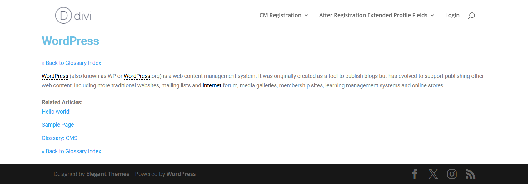 Front-end example - Knowledge Base WordPress Plugin