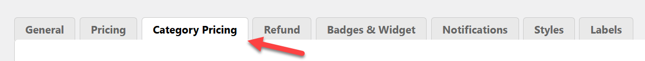 Navigation to category pricing settings - Paywall Solutions for Publishers