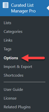 Navigation to the plugin settings - WordPress Knowledge Base Plugin