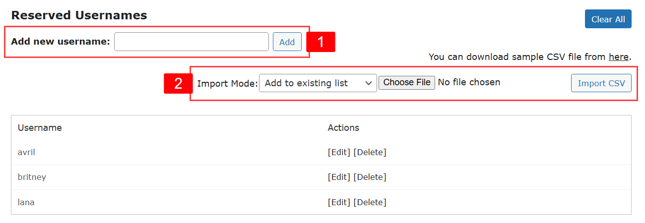 Adding usernames to the list - IP Blacklist WordPress Plugin