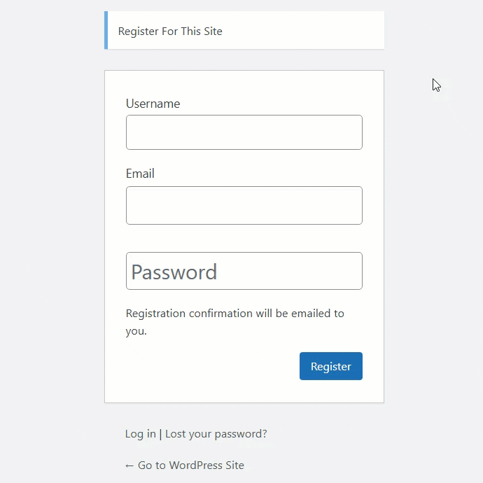 Example of blocking a partially matched username in the email - Domain Blacklist Plugin