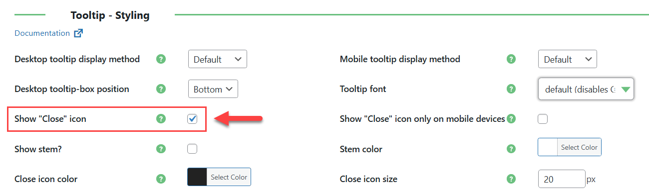 Enabling close button - WordPress as a Wiki