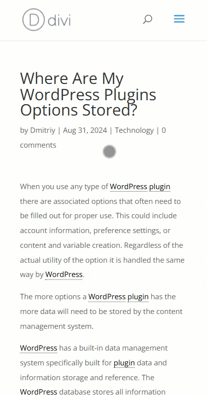 Closing tooltip by pulling down - WordPress Glossary Plugin
