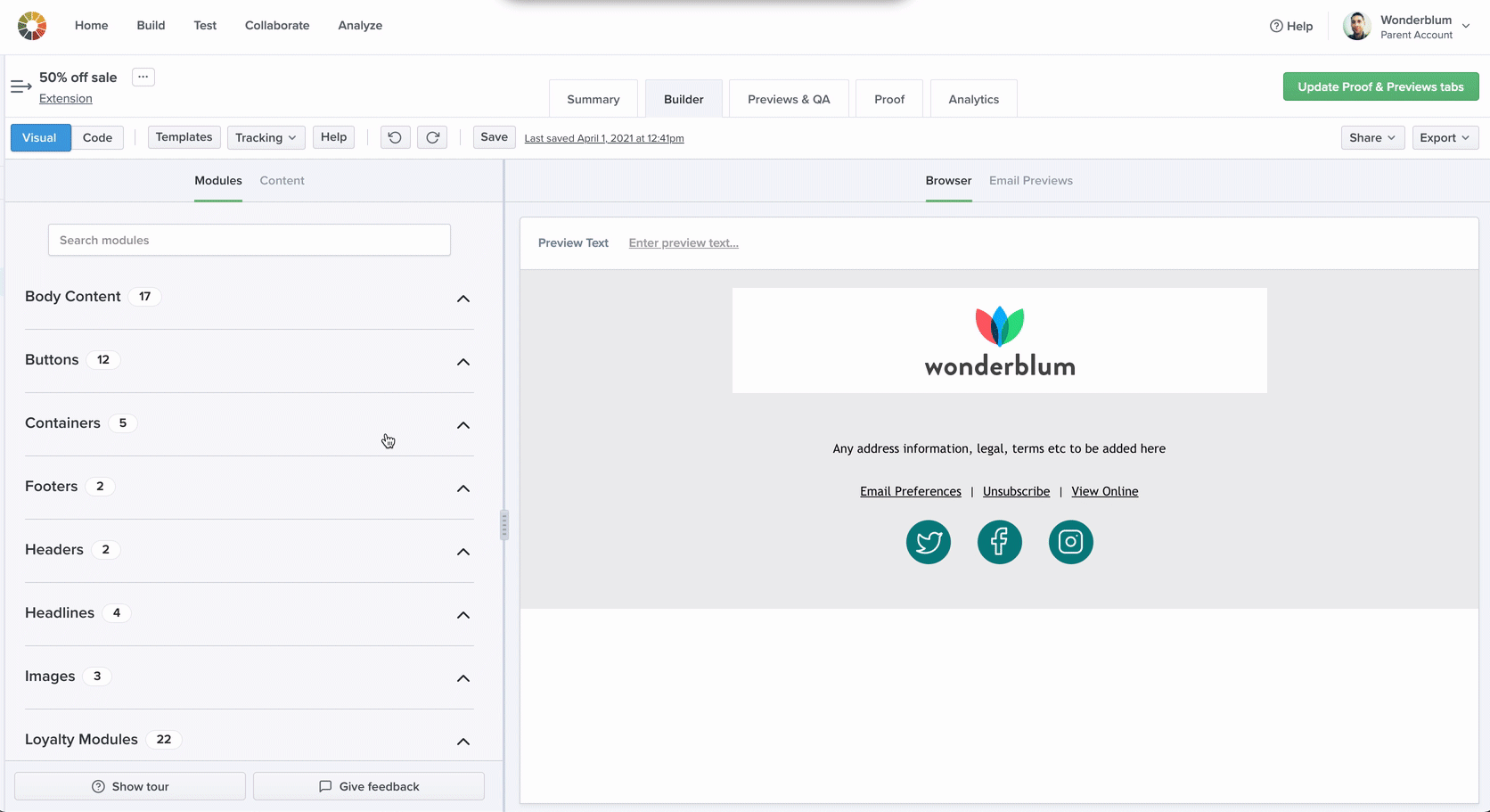 Visual Editor In Litmus Builder Help Litmus