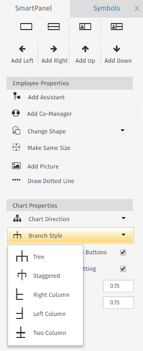 org chart smartdraw software knowledge base branch chart