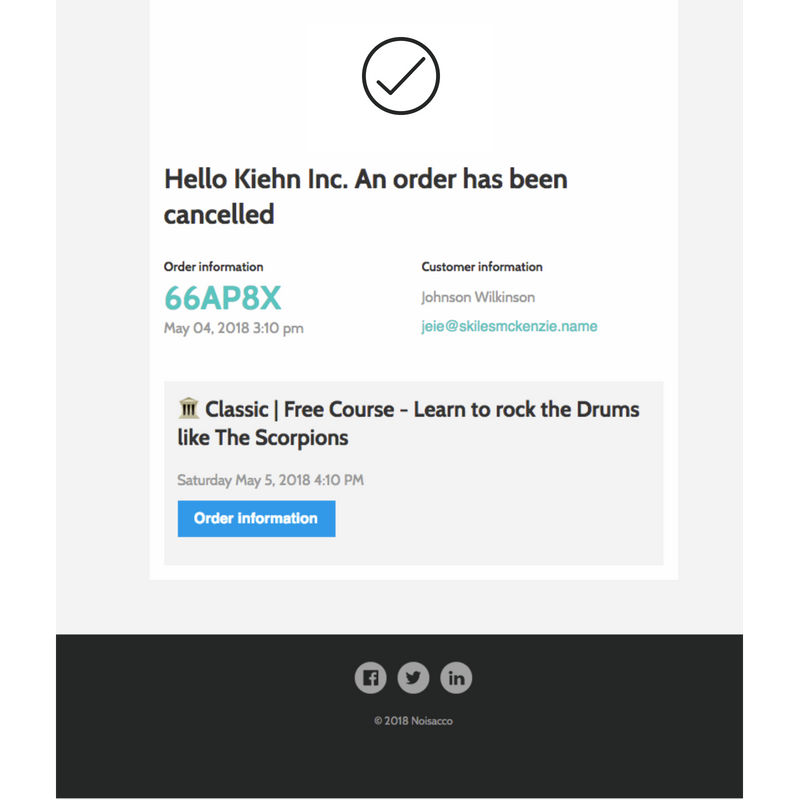 Emails Associated With Cancellations and Refunds Occasion Knowledge Base