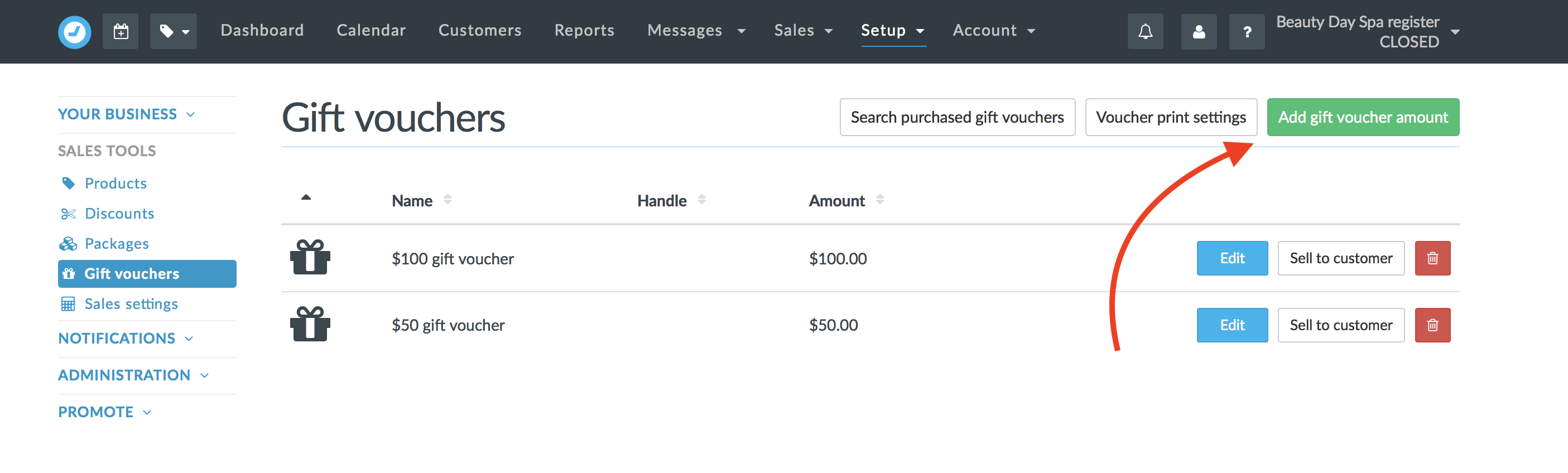 how to create gift vouchers timely help docs