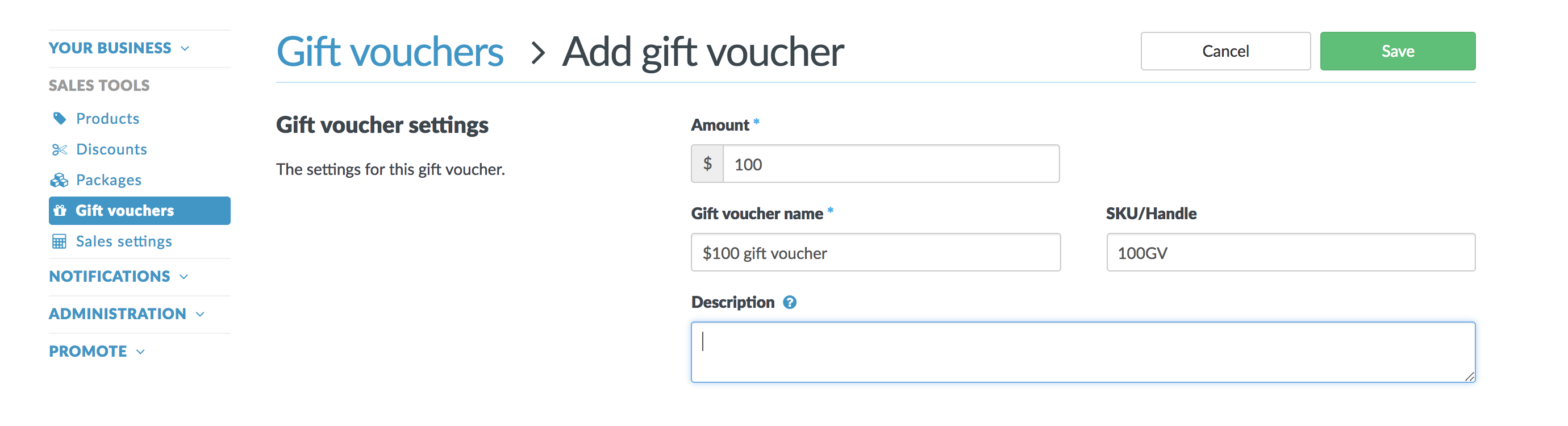 how to create gift vouchers timely help docs