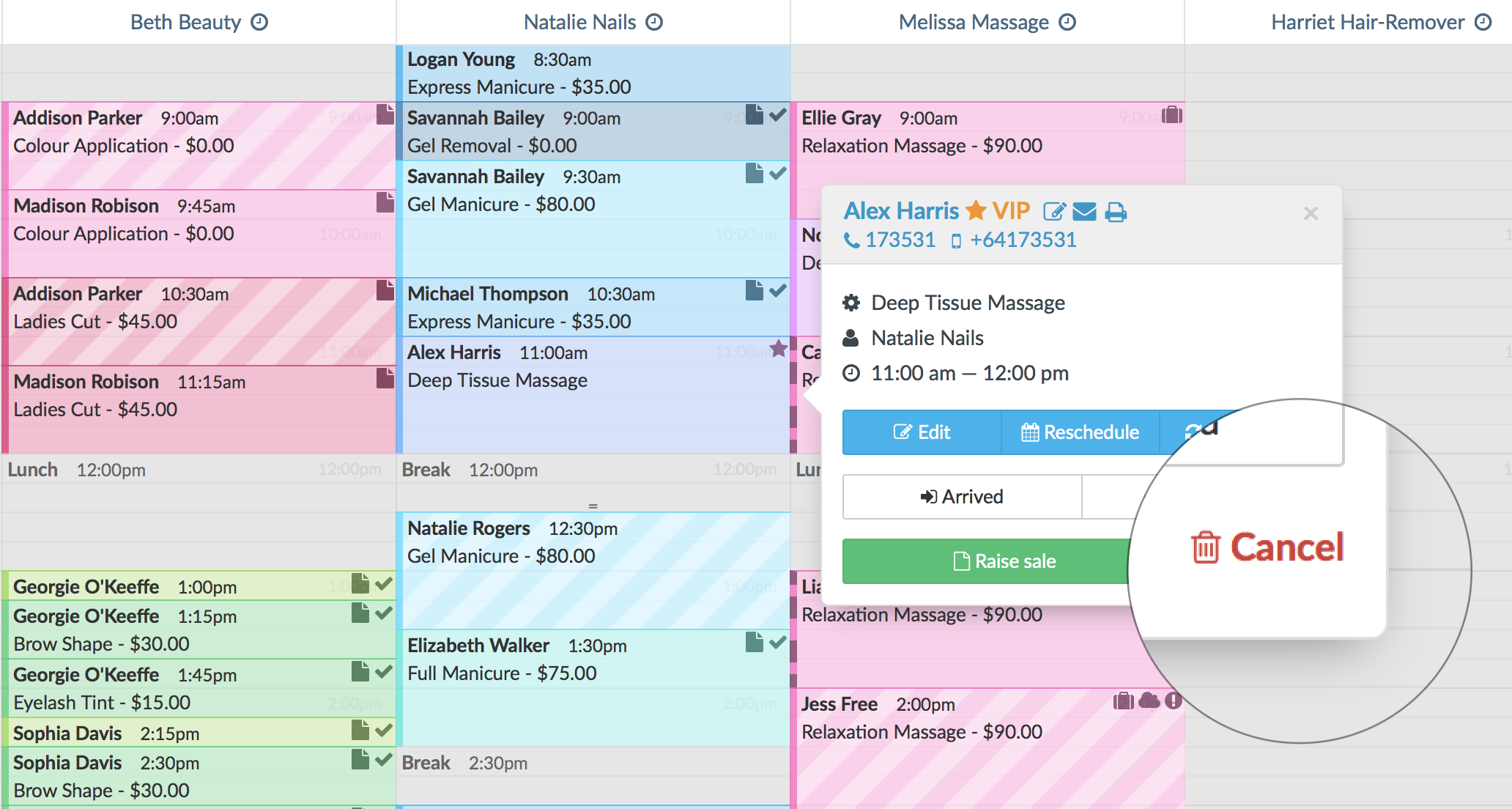 How To Cancel Or Delete An Appointment Timely Help Docs