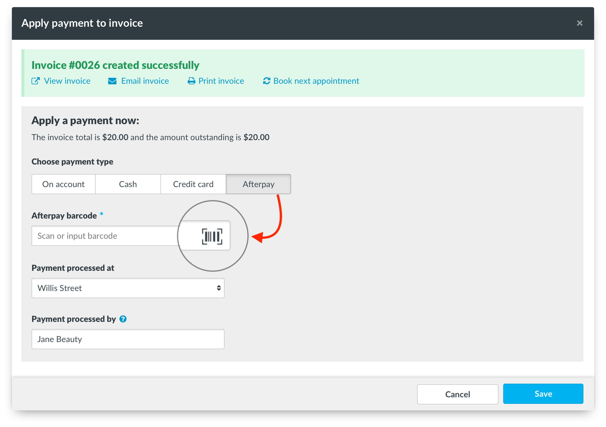 Payments Using Afterpay Timely Help Docs