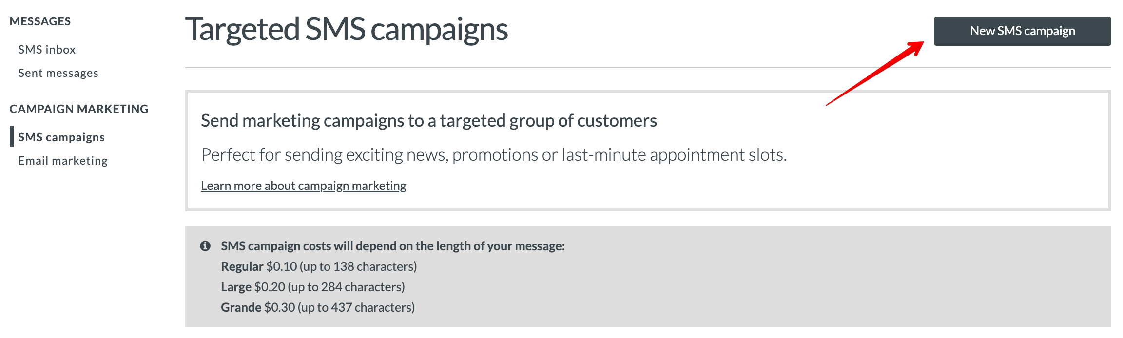 how to send a targeted sms marketing campaign timely help docs what is a marketing message