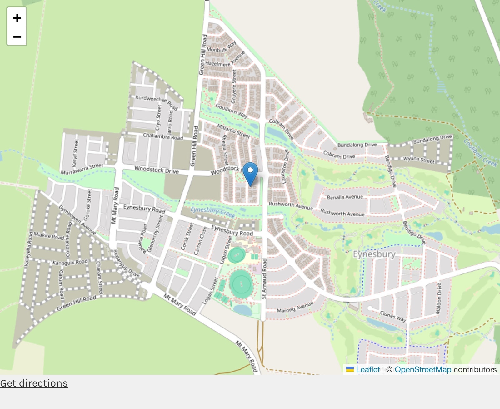 Open Street Map on a single listing