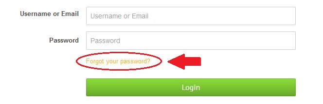 Passwort vergessen 1