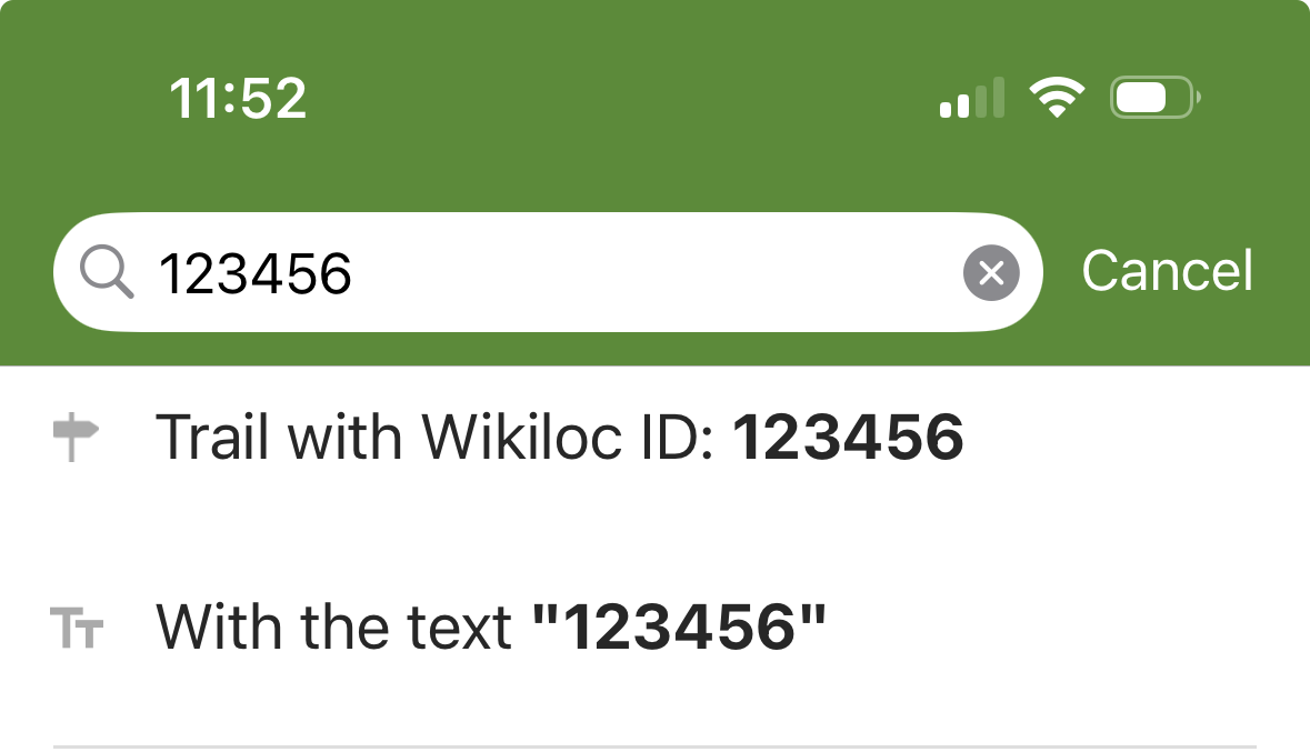 Search for trails from the App - Wikiloc Help