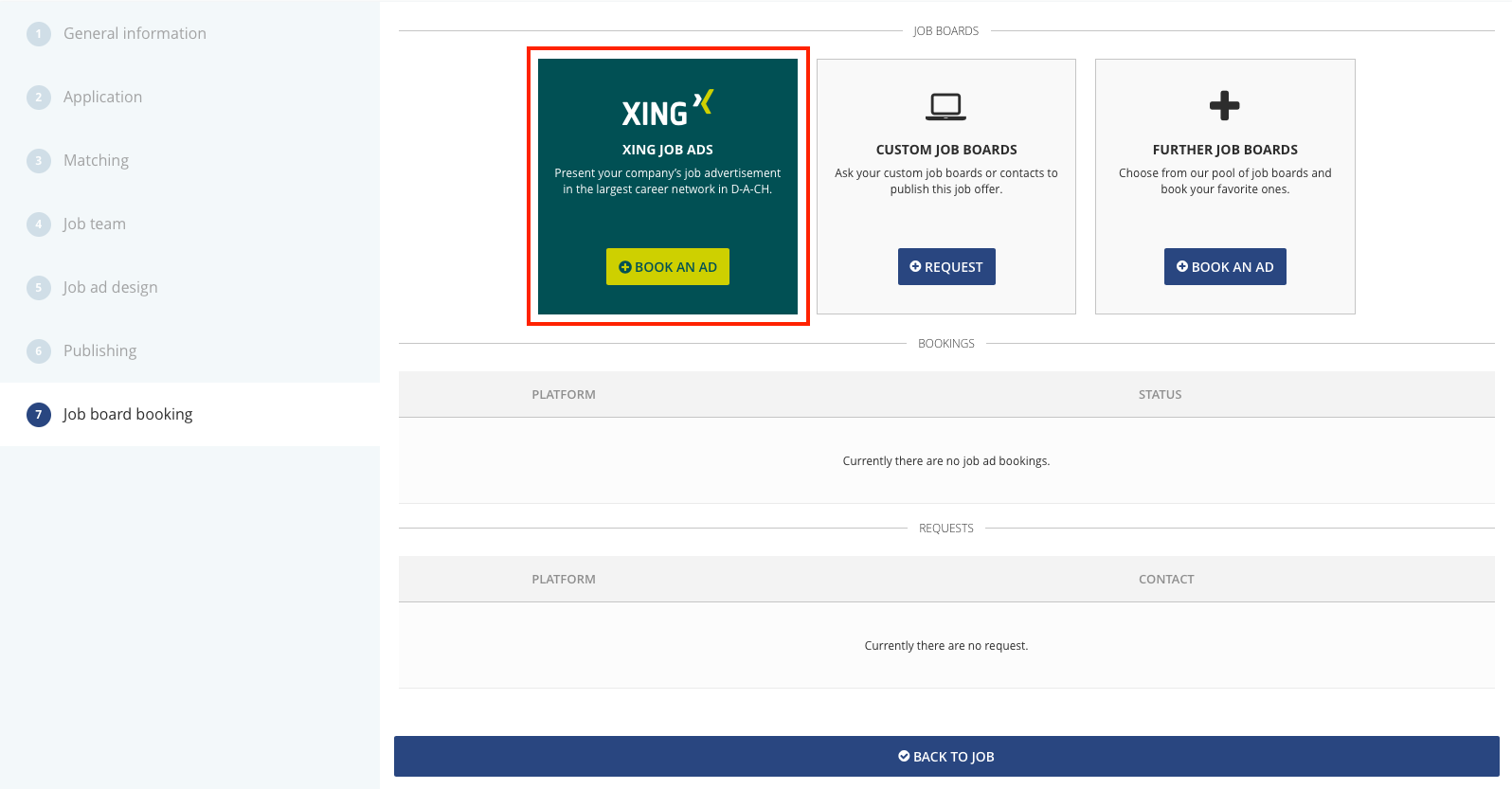 Posting Job Ads On Xing Prescreen Knowledge Base