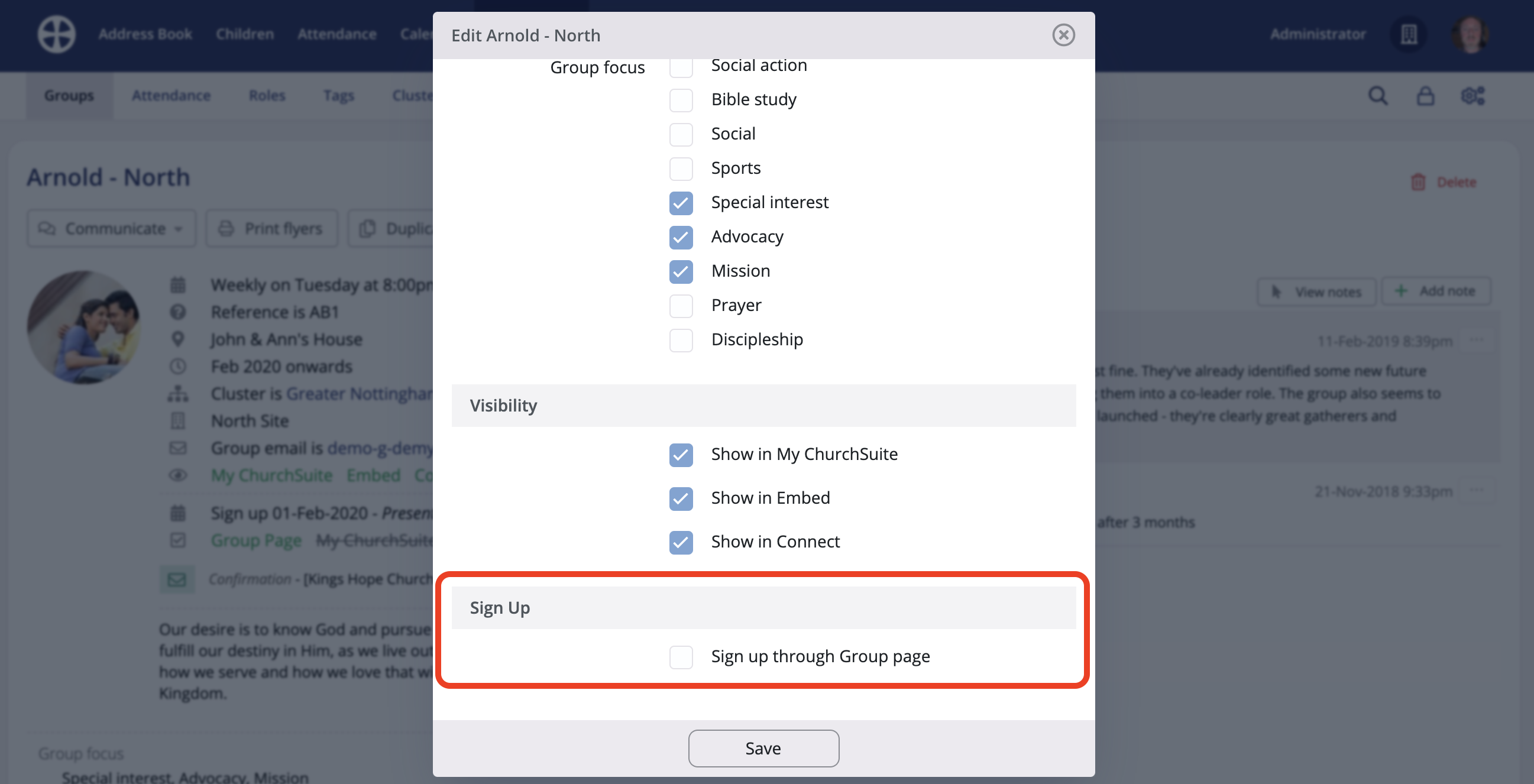 Adding people to small groups - ChurchSuite Support Articles