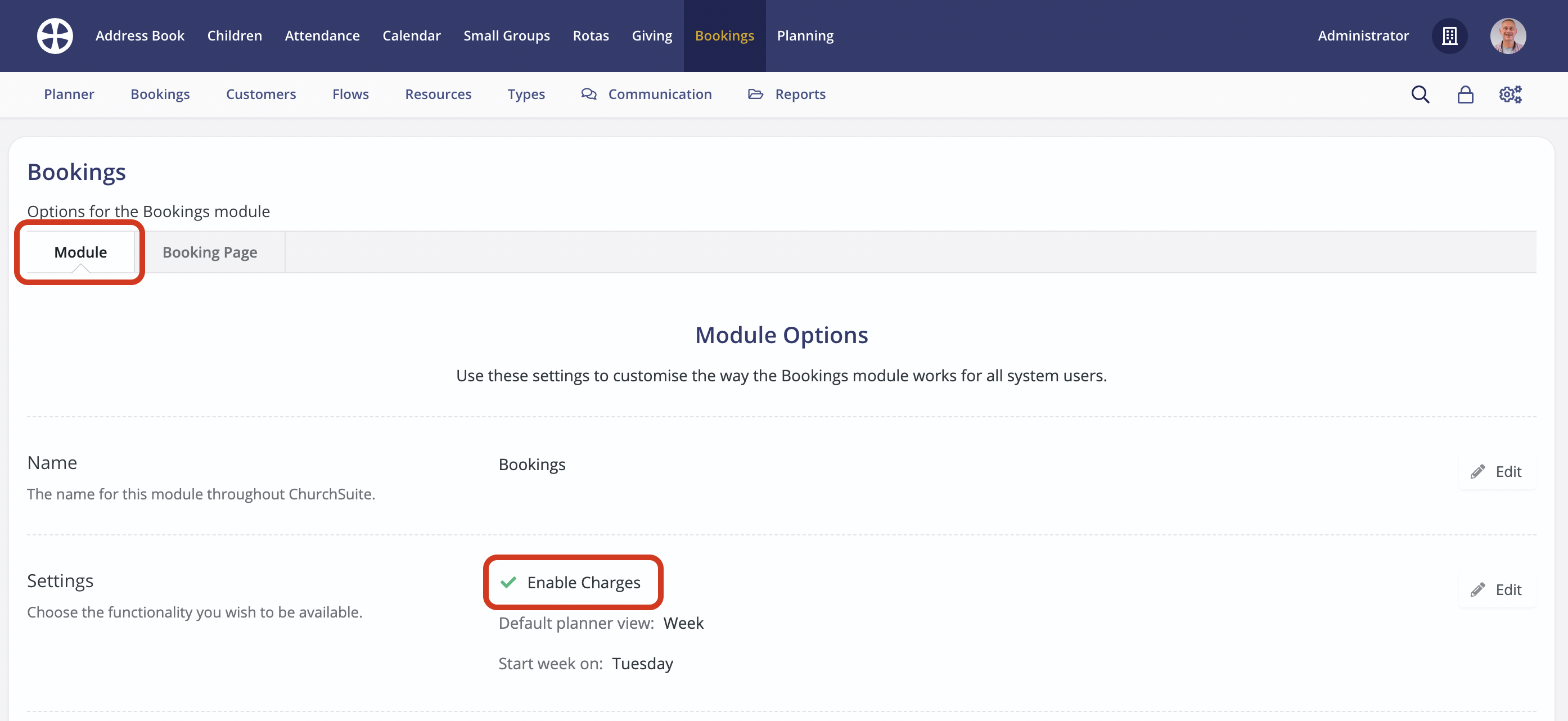 Booking charges - ChurchSuite Support Articles