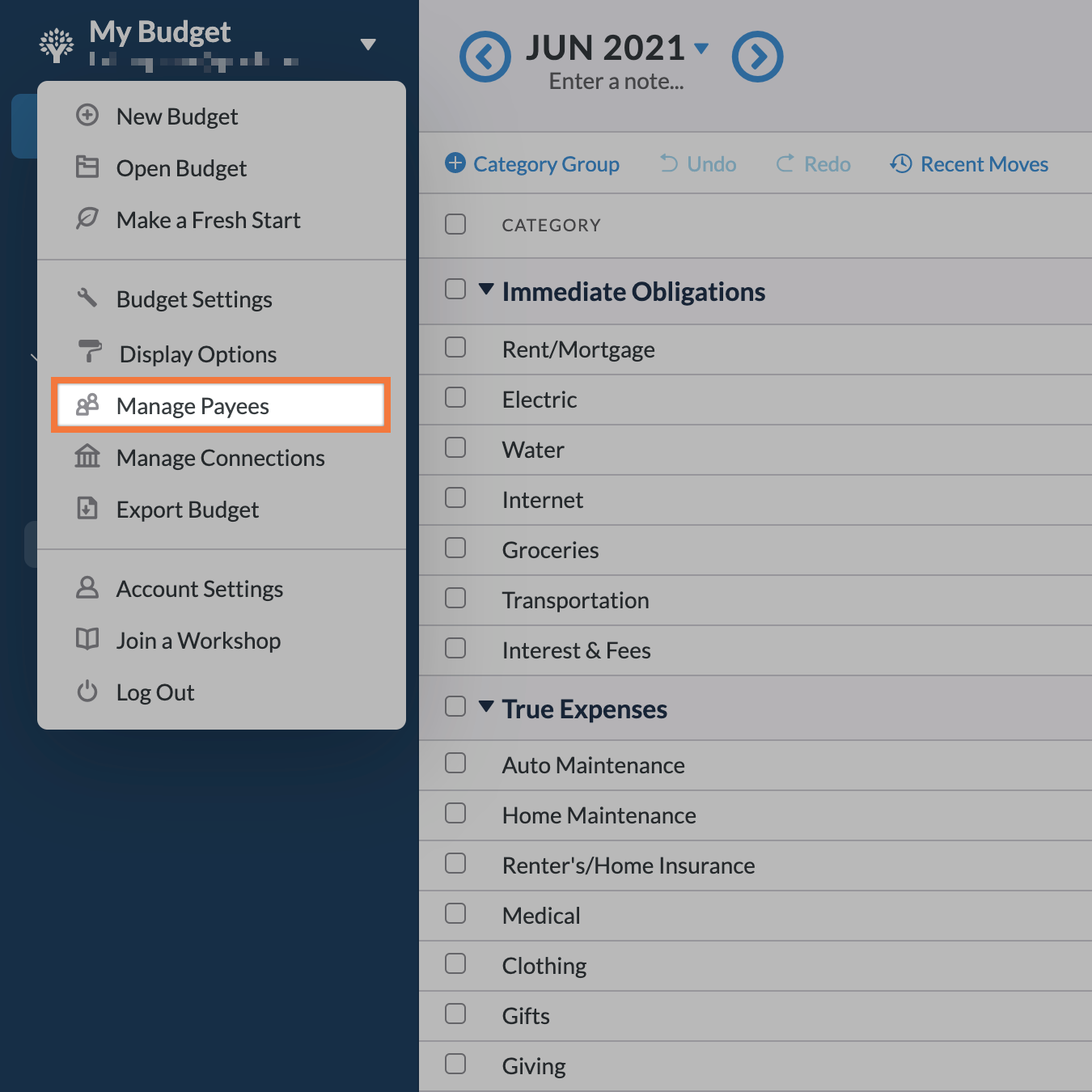 delete ynab 4 payee delete ynab 4 payee