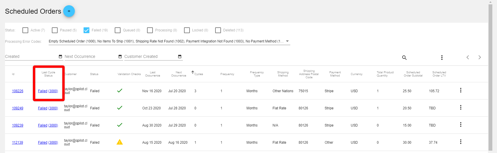 Managing Scheduled Orders Support + Documentation Autoship Cloud