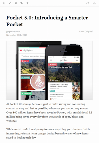 pocket app