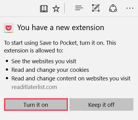 Using Pocket In Microsoft Edge Pocket Support