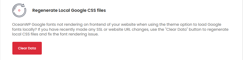 Regenerate Local Google CSS Files
